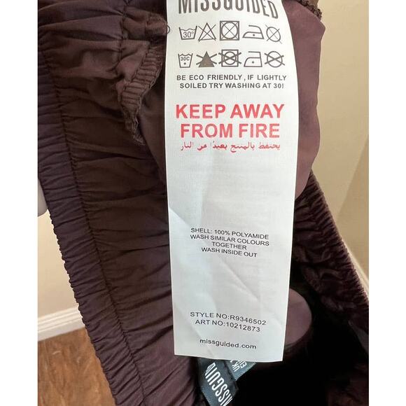 Missguided Windbreaker Track Pants Size 6 - Picture 10 of 12